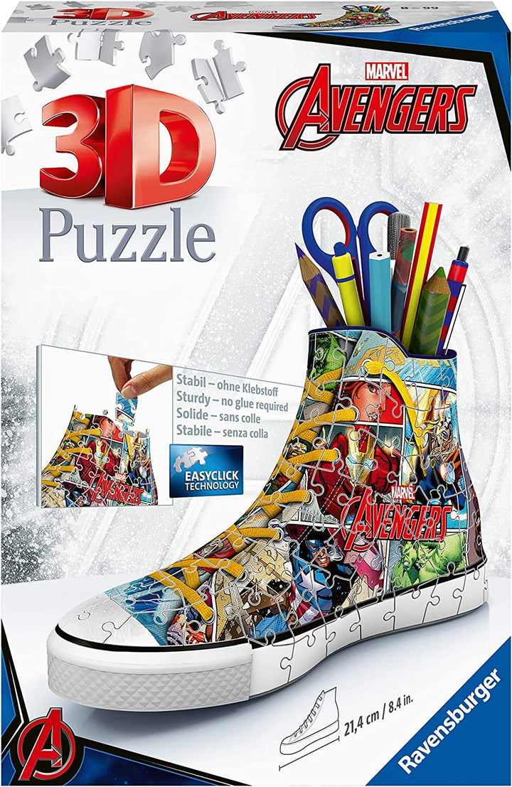 Ravensburger Marvel Comic Book Sneaker 108-teiliges 3D-Puzzle