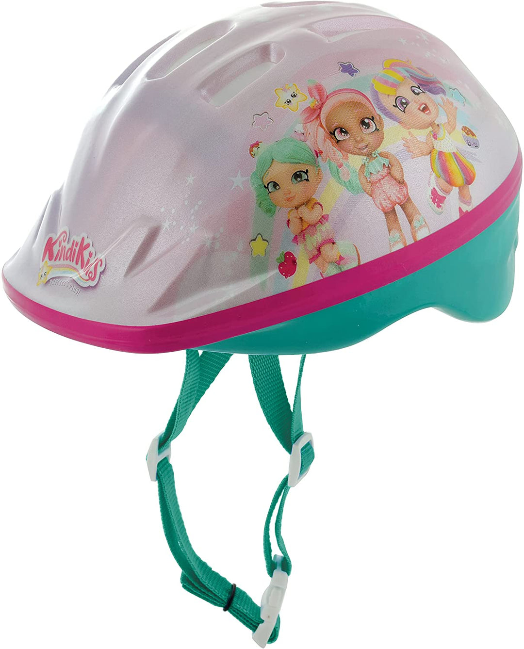 MV Sports Kindi Kinder-Schutzhelm für Mädchen, mehrfarbig, 46–54 cm