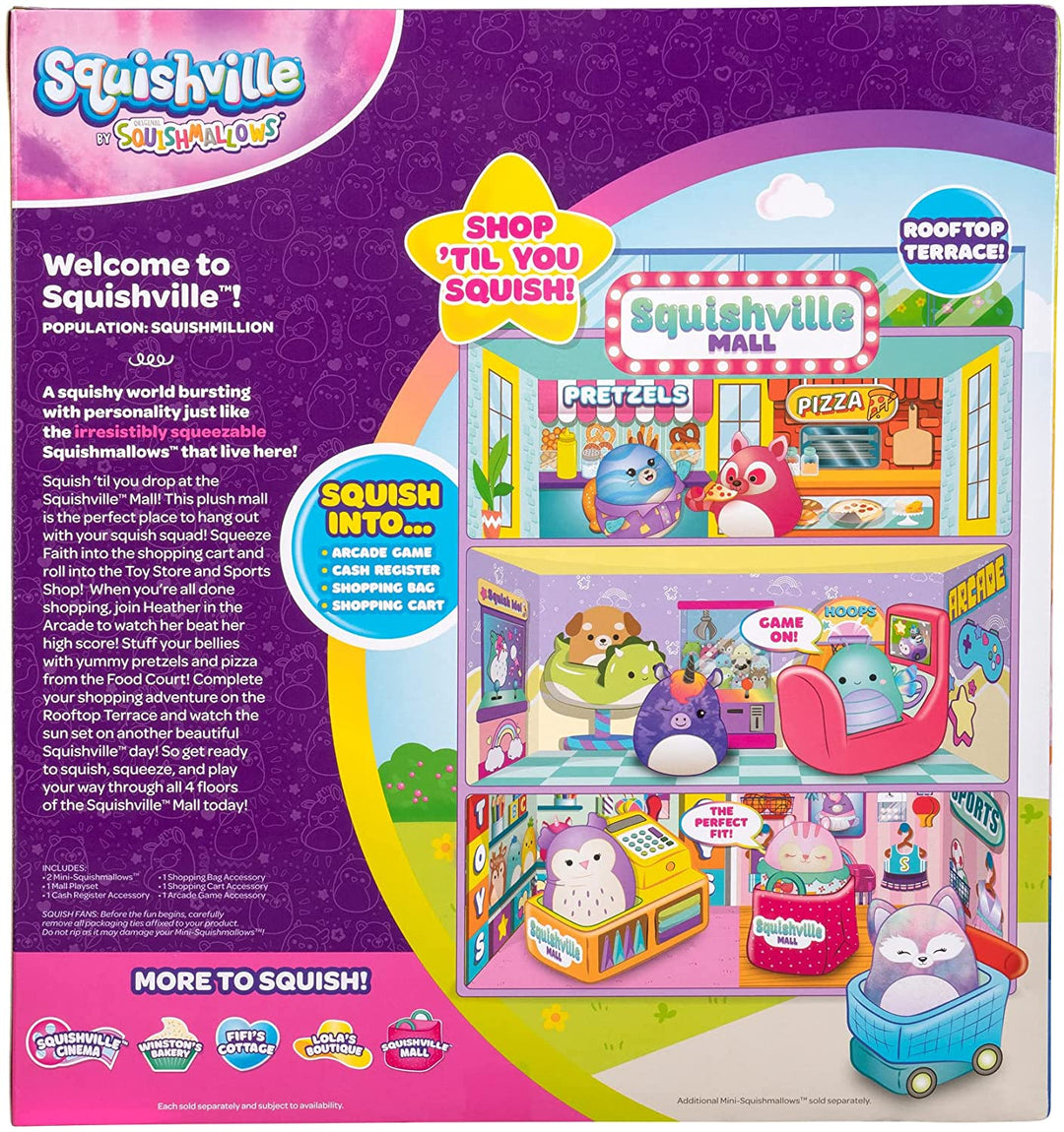 Squishville von Squishmallows SQM0158 Mall-Two 2-Zoll-Mini-Squishmallow-Plüschcharakter