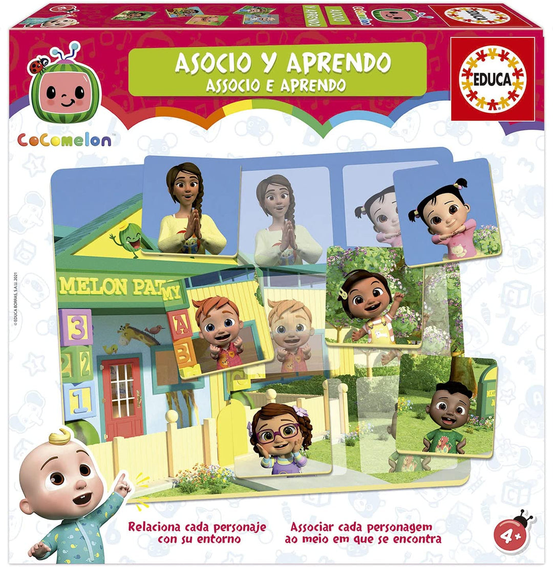 Educa Asocio y Aprendo. Juego Educativo para Bebés Meses Cocomelon Assistance and Learning. Lernspiel für Babys. +36 Monate 19135