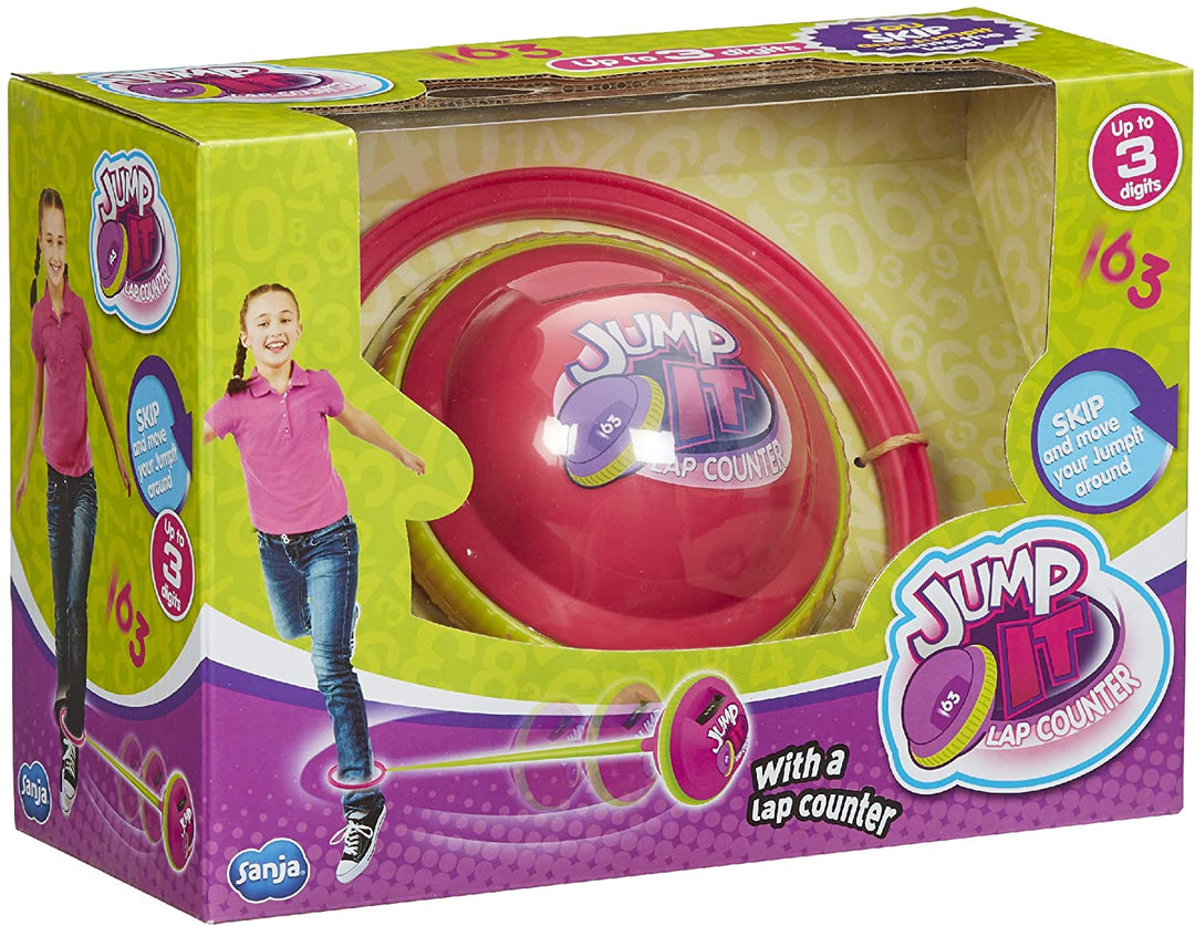 Jump it 07556 Roze-Skipping Fitness Coördinatie Speelgoed met Teller Tot 1.000 rondes