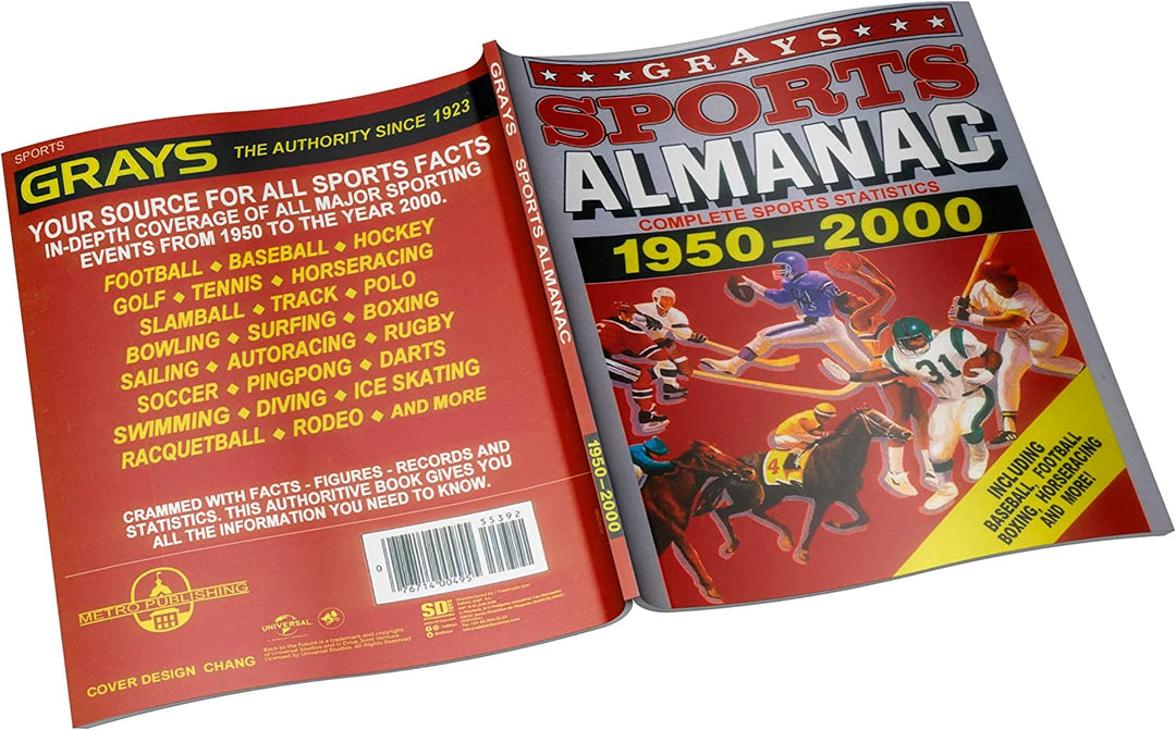 RETOUR VERS LE FUTUR – Grays Sports Almanac – Cahier