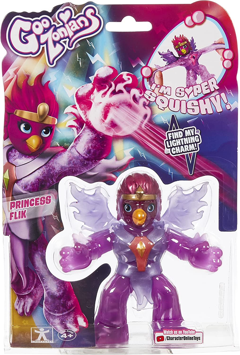 Goozonians Hero Pack Princess Flik, ​​dehnbares, matschiges Spielzeug für Mädchen, Discover Hi