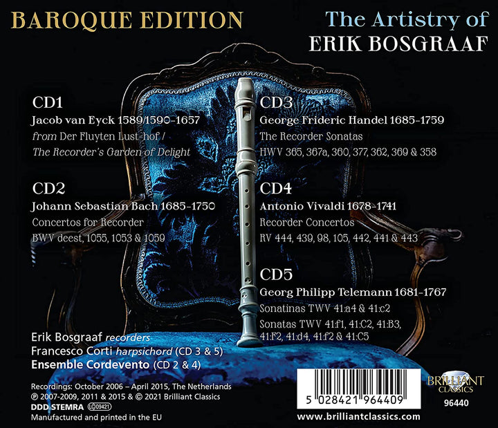 Barockausgabe, The Artistry of Erik Bosgraaf [Audio-CD]