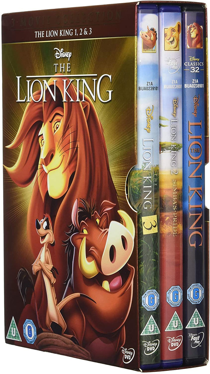 Der König der Löwen 1-3 [DVD] – Abenteuer/Musical [DVD]