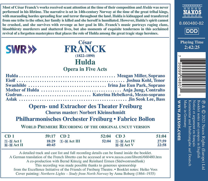 Meagan Miller – Franck: Hulda [Verschiedene] [Naxos: 8660480-82] [Audio CD]