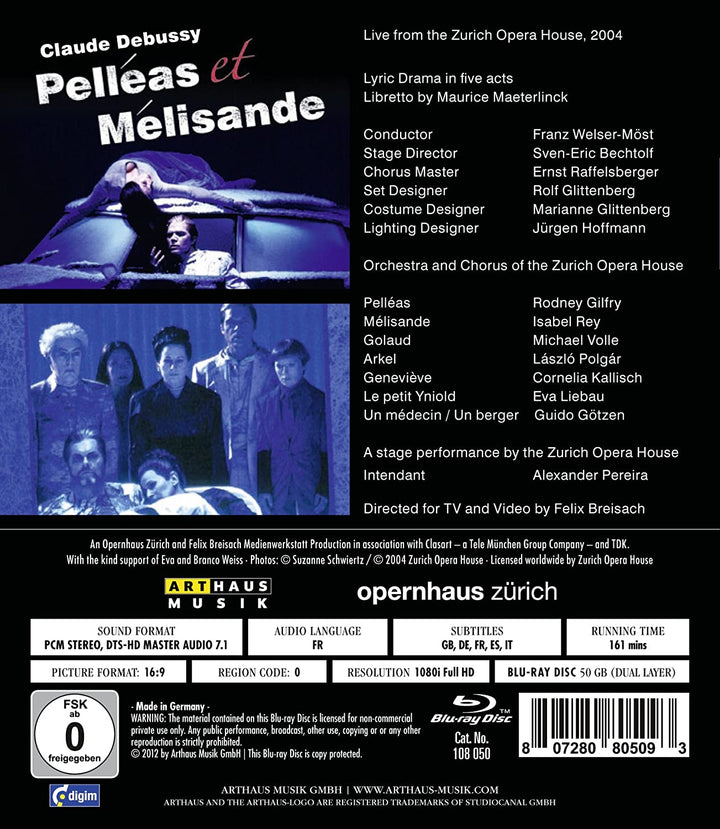 Pelleas et Melisande [2012] [Blu-ray]