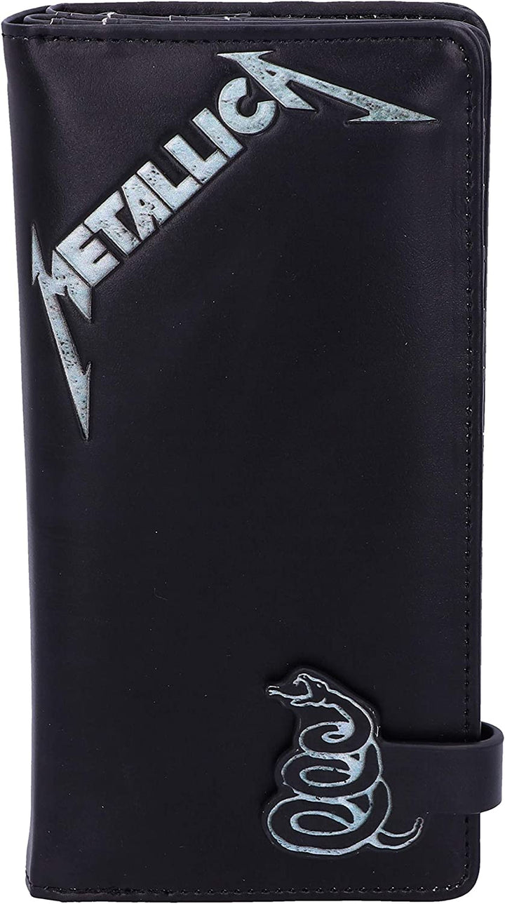 Nemesis Now Offiziell lizenzierte Metallica Black Album Embossed Wallet Geldbörse, Fau