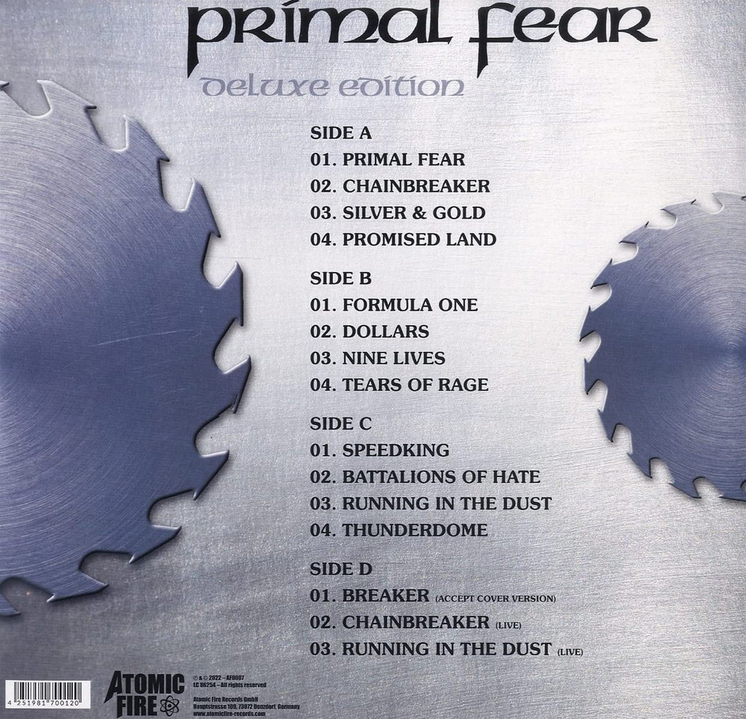 Primal Fear [Rot ​​[Vinyl]]