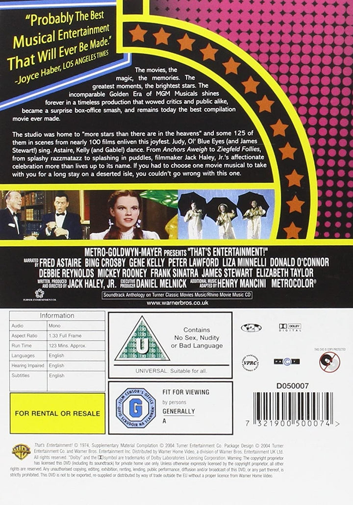 That's Entertainment: The Complete Collection [2007] [2005] – [DVD]