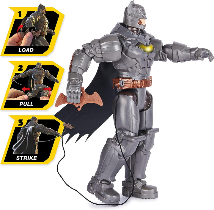 DC Comics, Battle Strike Batman 12-Zoll-Actionfigur, über 20 Sätze und Geräusche, C