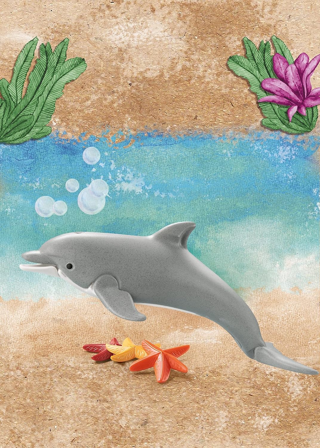 Playmobil 71051 Wiltopia Dolphine, Tierspielzeug, für Kinder 4-10, nachhaltiges Spielzeug