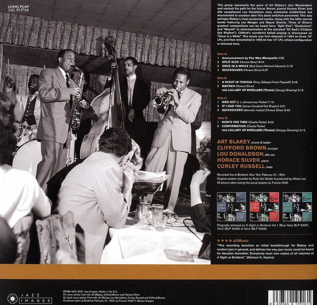 Art Blakey & Clifford Brown - A Night At Birdland [Vinyl]