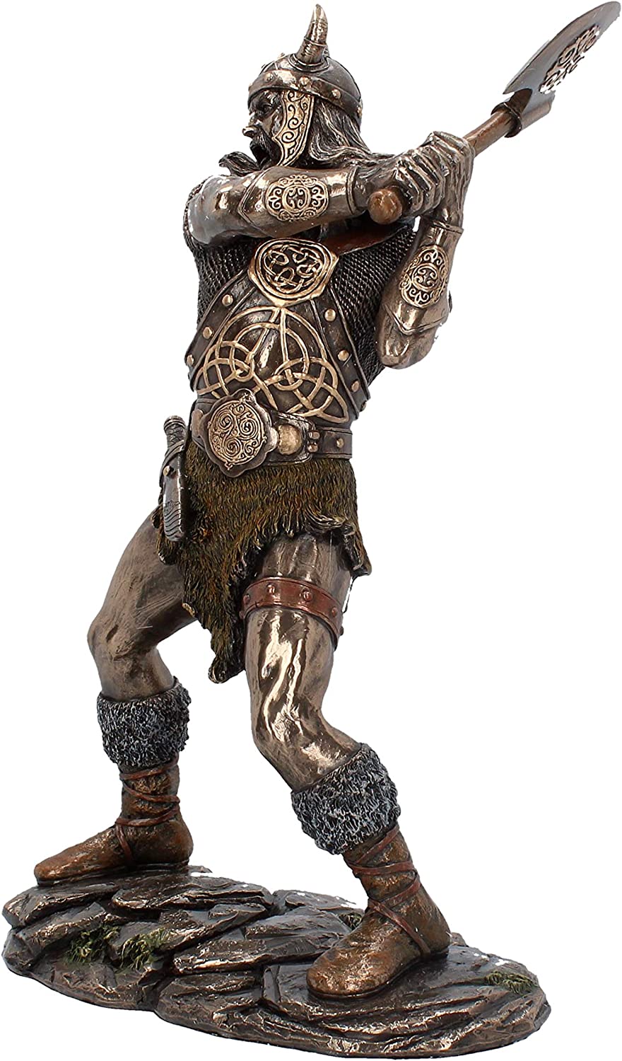 Nemesis Now Berserker-Figur, 28,5 cm, Bronze, Kunstharz