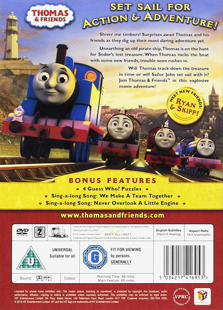 Thomas &amp; Friends: Sodors Legende vom verlorenen Schatz [2017] – [DVD]