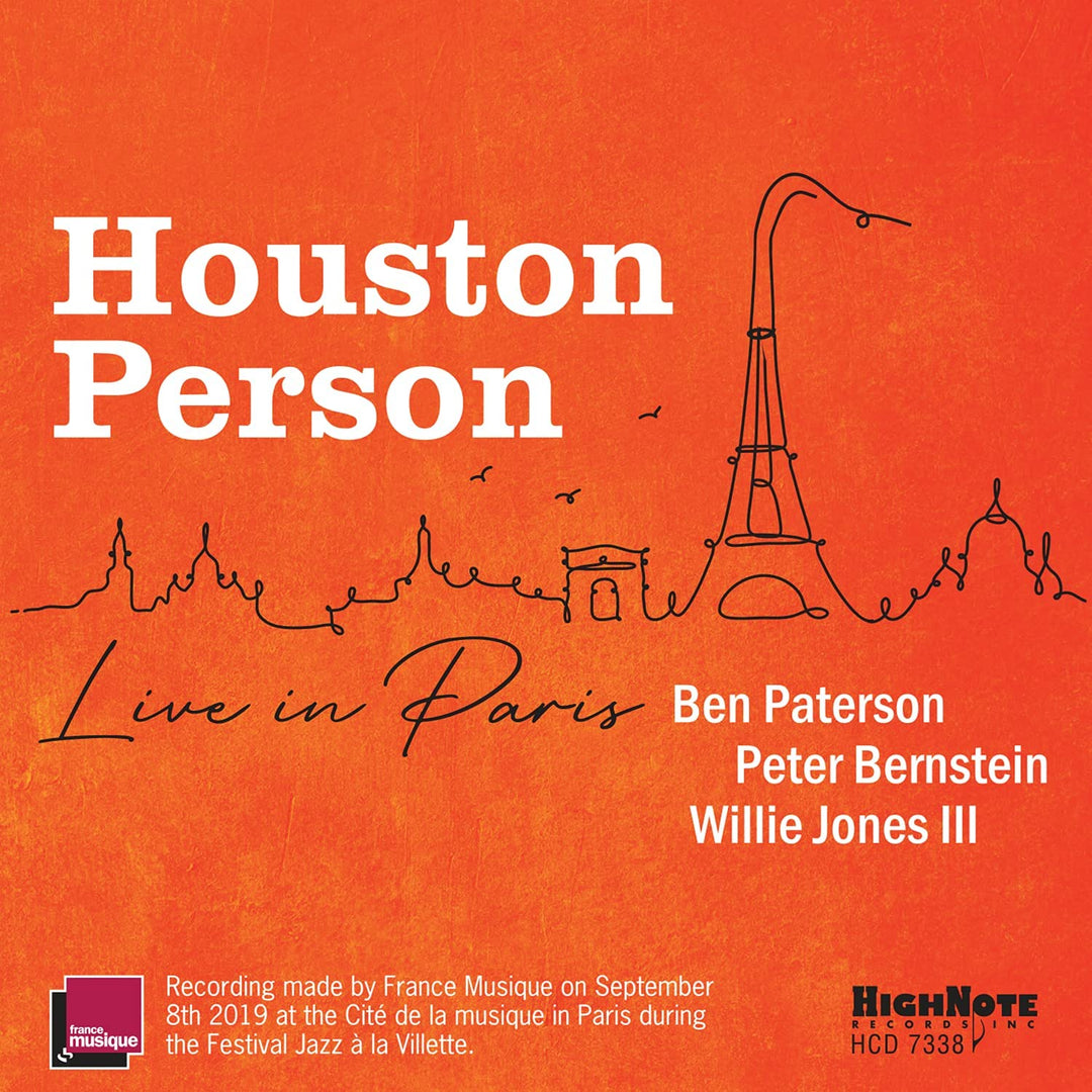 Houston Person – Houston Person Live in Paris [Audio-CD]