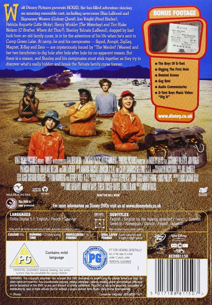 Holes - Familie/Abenteuer [DVD]