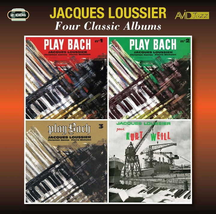 Vier klassische Alben (Play Bach Vol 1 / Play Bach Vol 2 / Play Bach Vol 3 / Jacques Loussier Joue Kurt Weill) - Jacques Loussier [Audio-CD]