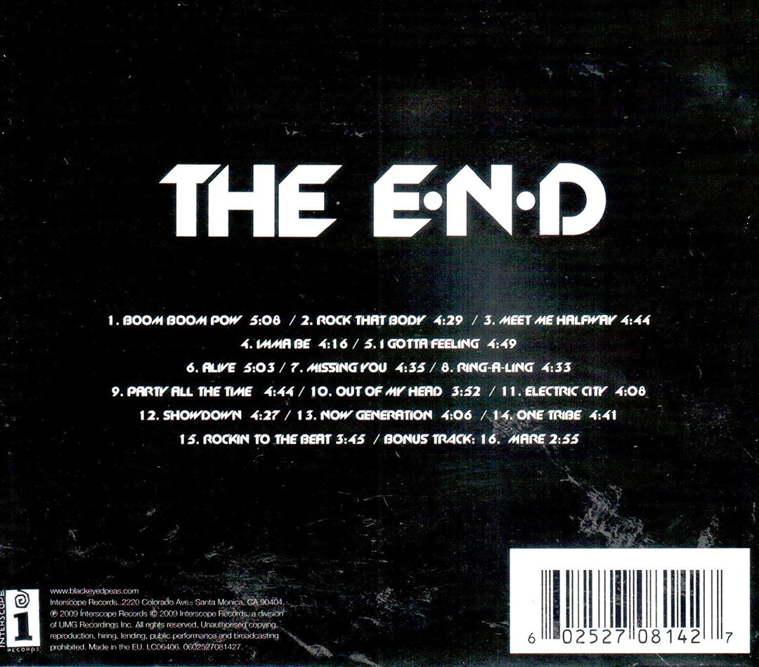 The END – The Black Eyed Peas [Audio-CD]