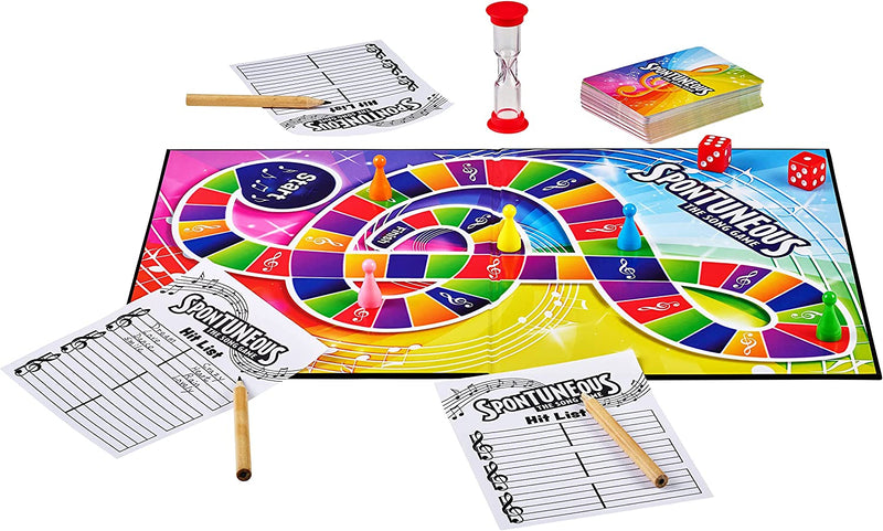 Spontuneous - The Song Game - Sing It or Shout It - Talent NOT Required -  Family Party Board Game…