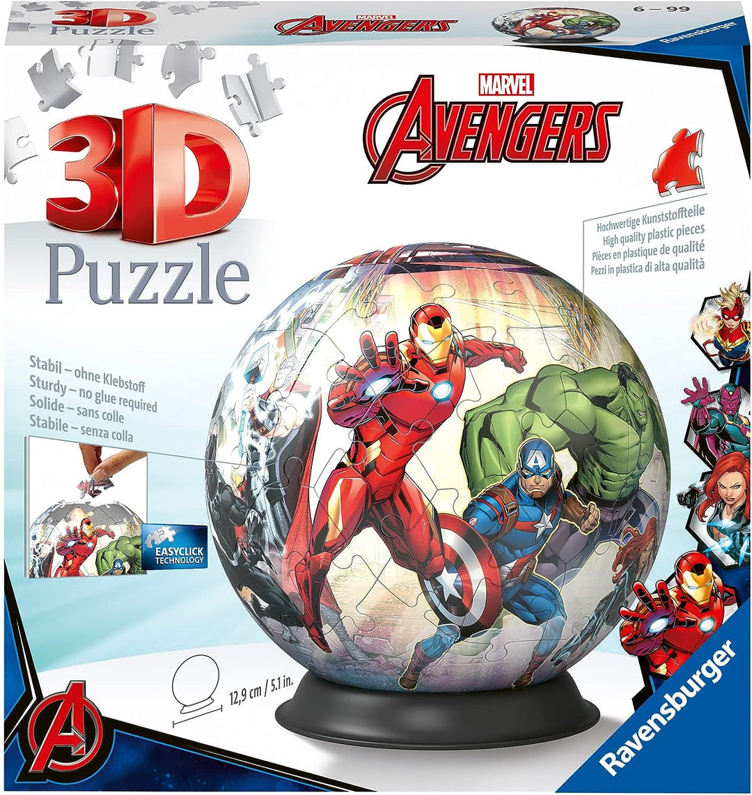 Ravensburger Marvel Avengers 3D-Puzzle für Kinder ab 6 Jahren – 72 Teile