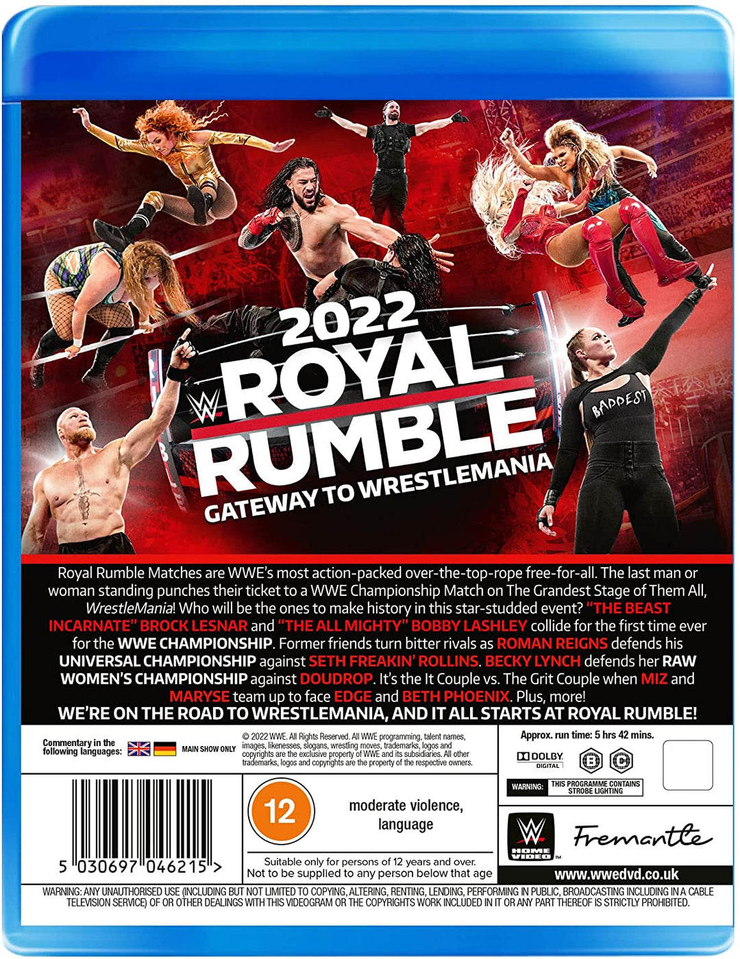 WWE: Royal Rumble 2022 [Blu-ray]