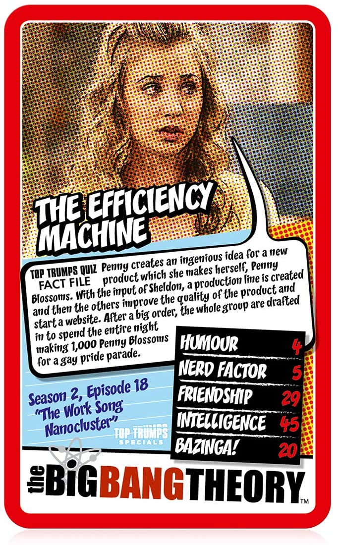 The Big Bang Theory Top Trumps Specials Kartenspiel