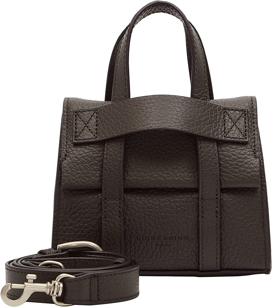 Liebeskind Berlin Women's Trudie Satchel Extra Small, Dark Chocolate