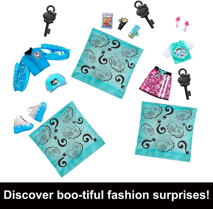 Monster High Doll and Fashion Set, Lagoona Blue with Dress-Up Locker and 19+ Surprises