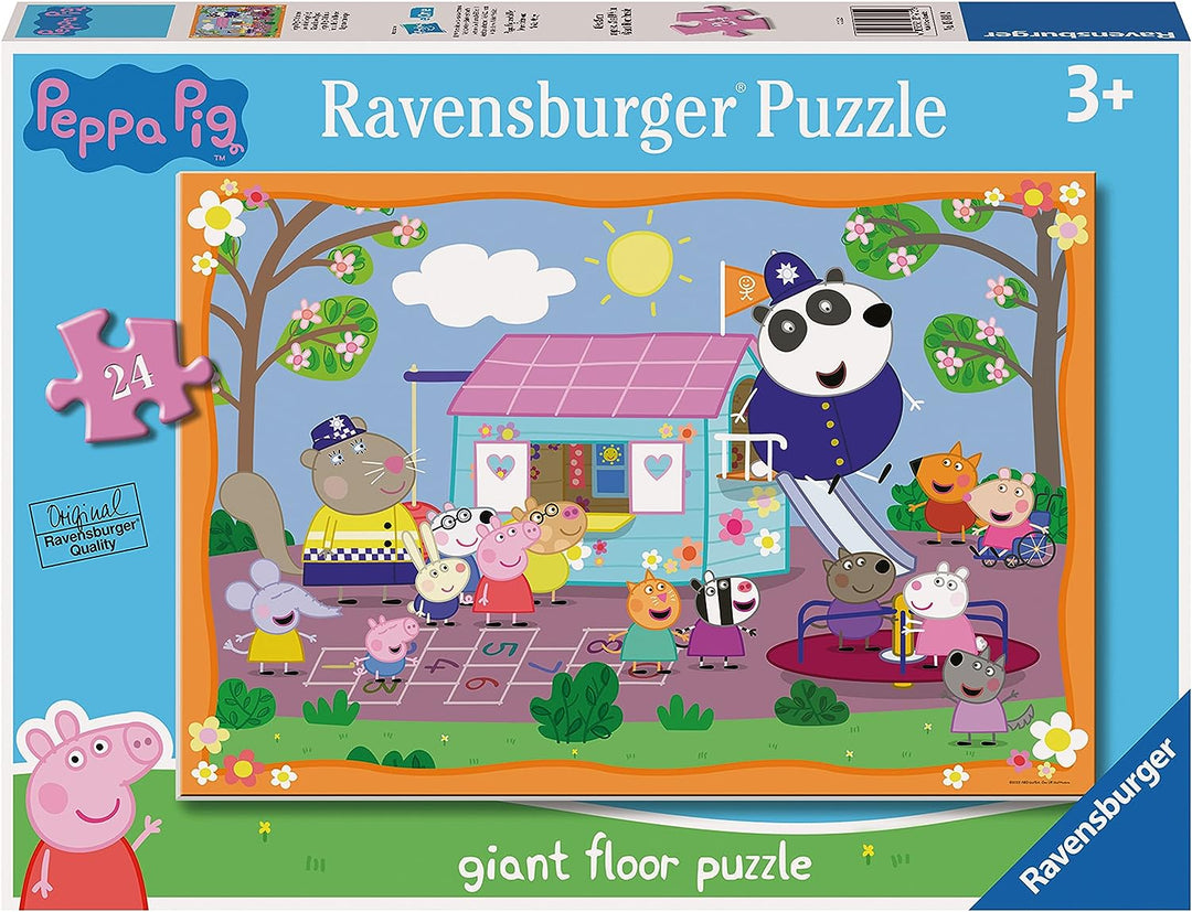 Ravensburger Peppa Pig 24 riesige Bodenpuzzles für Kinder ab 3 Jahren – L