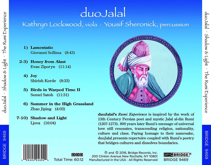 Shadow &amp; Light [DuoJalal: Kathryn Lockwood; Yousif Sheronick] [BRIDGE RECORDS: BRIDGE 9469] [Audio CD]