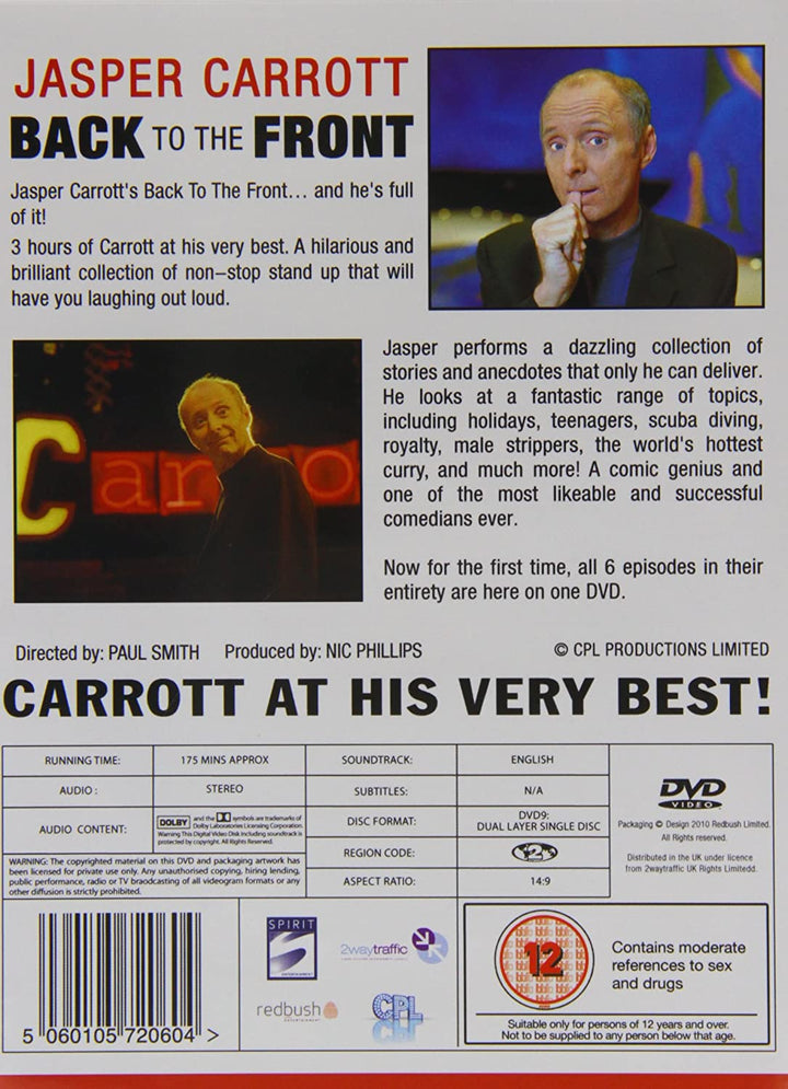 Jasper Carrott – Back To The Front Complete [1999] – [DVD]