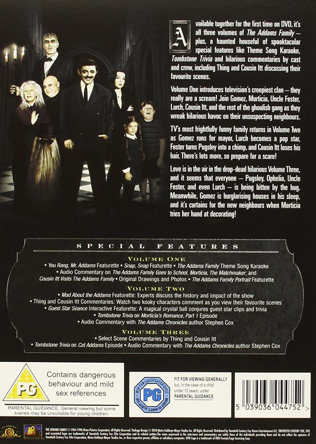 Die Addams Family: Die komplette Serie – Familie/Komödie [DVD]