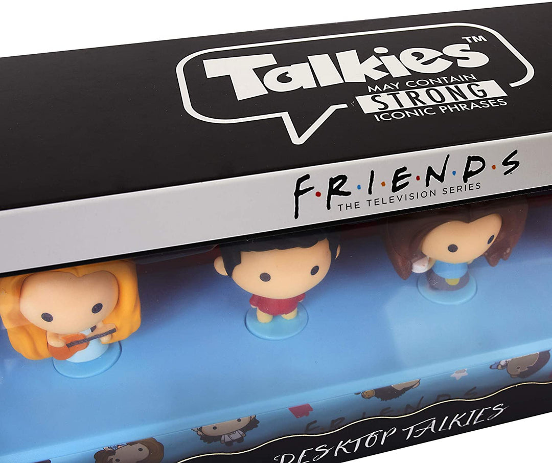 FRIENDS TV Show Desktop Talkies Geschenkset | 6 beliebte Wackelköpfe der Fans | Chandler, Monica, Ross, Rachel, Joey &amp; Phoebe | Offizielles Reunion-Merchandise