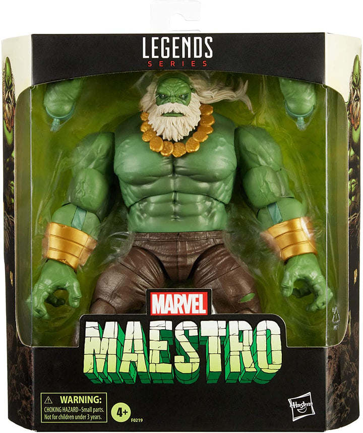 Marvel F0219 Hasbro Legends Series Avengers – 15 cm große Maestro-Figur und 2 Zubehörteile für Kinder ab 4 Jahren, mehrfarbig