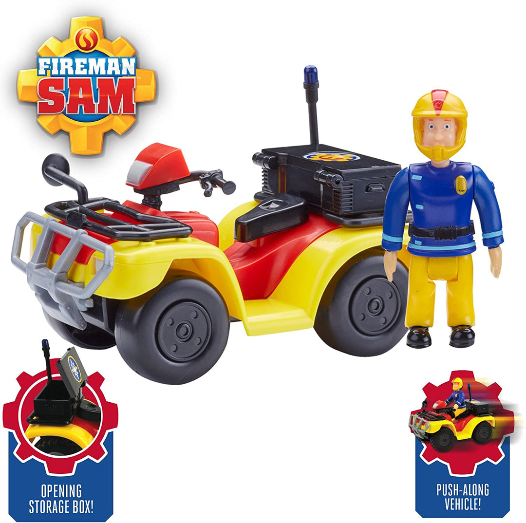 Feuerwehrmann Sam Quad Bike mit Sam Figur