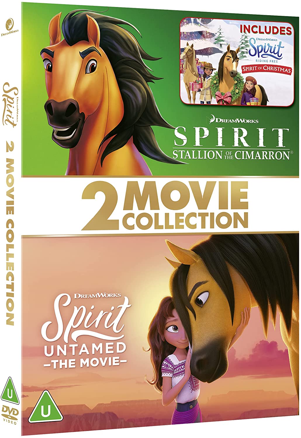 Spirit 2-Movie Collection [2021] - Family/Adventure [DVD]