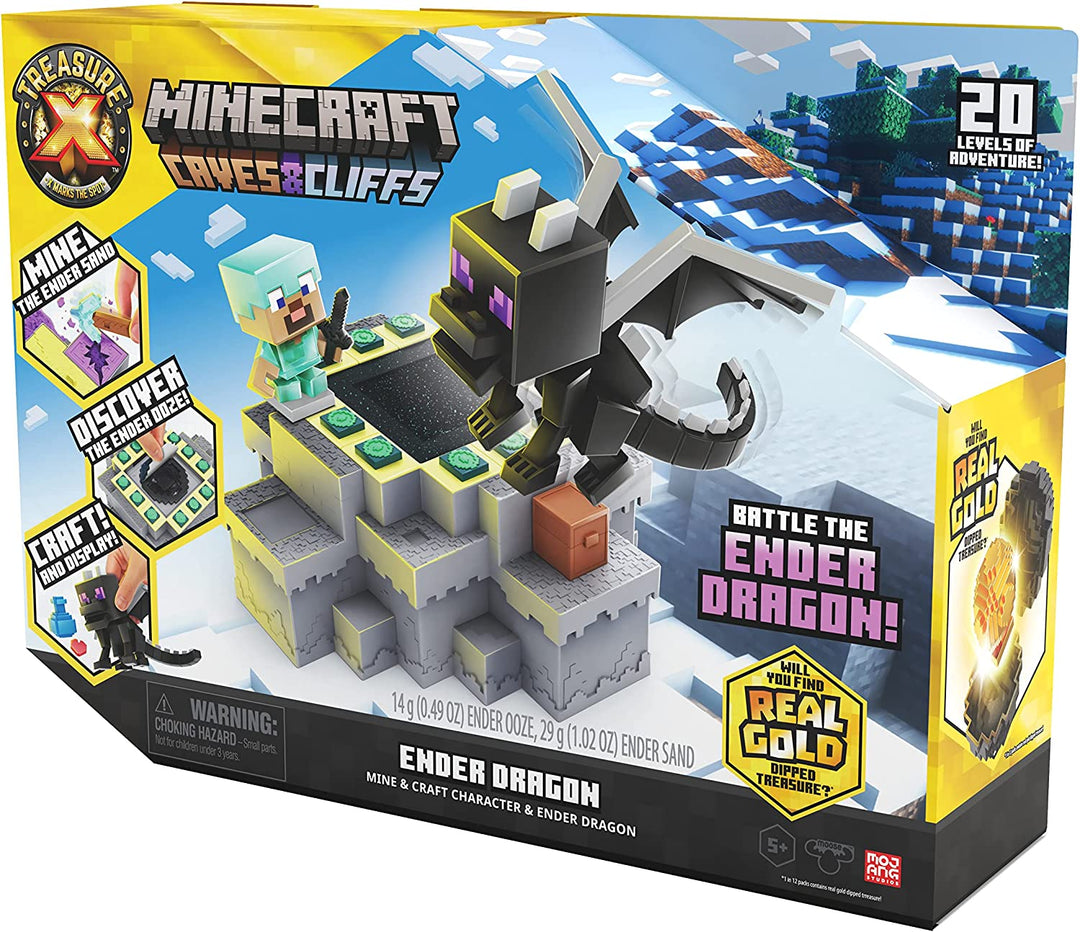 Treasure X Minecraft Caves &amp; Cliffs Ender Dragon