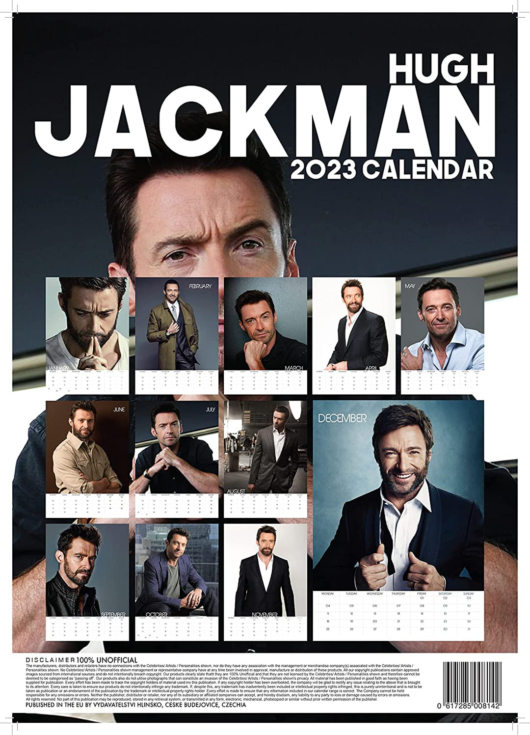 Hugh Jackman 2023 Wandkalender