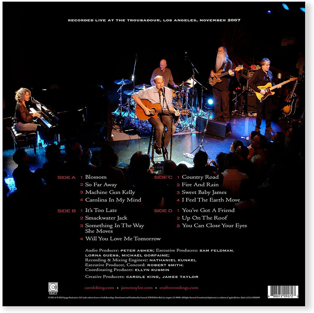 James Taylor &amp; Carole King – Live At The Troubadour [Vinyl]