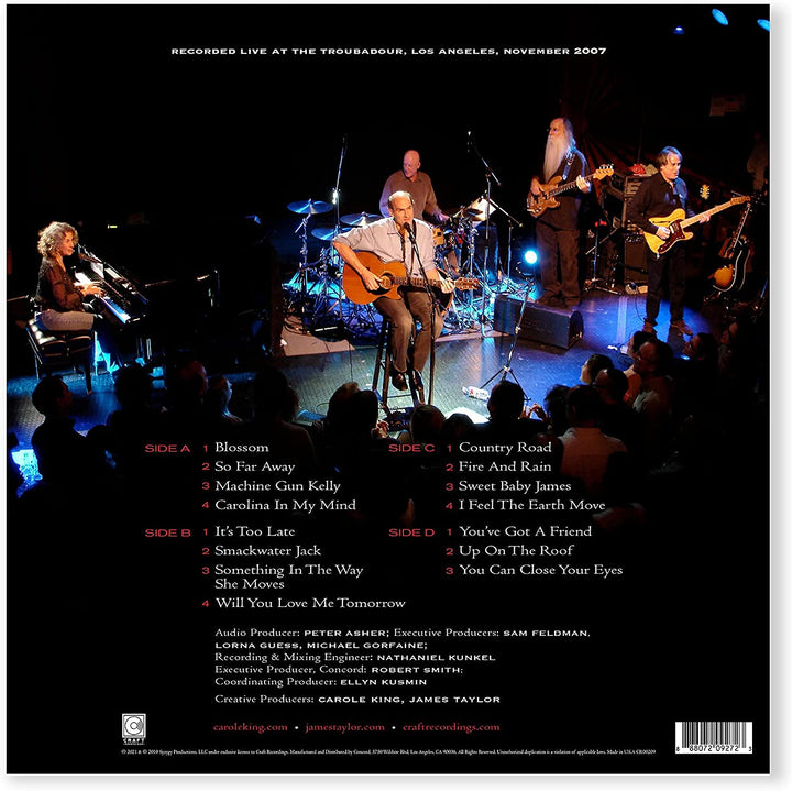 James Taylor &amp; Carole King – Live At The Troubadour [Vinyl]