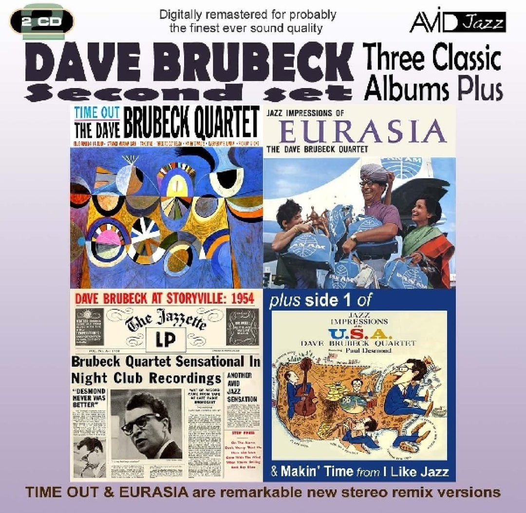 Dave Brubeck – 3 Classic Albums Plus [Audio-CD]