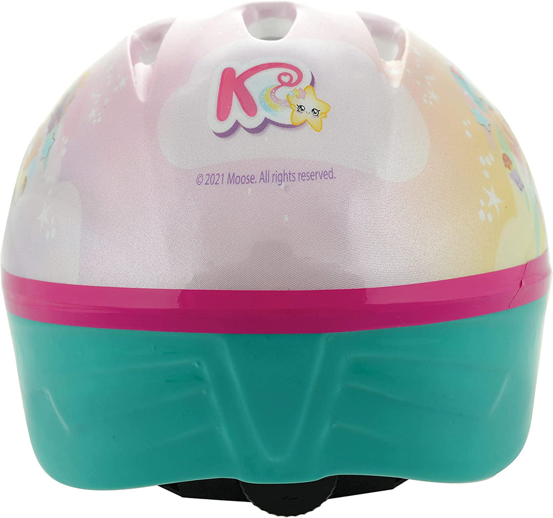 MV Sports Kindi Kinder-Schutzhelm für Mädchen, mehrfarbig, 46–54 cm