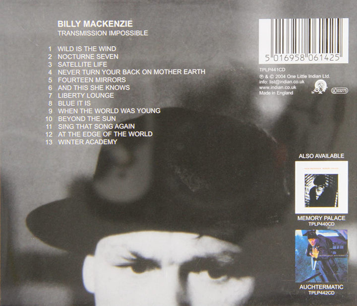 Billy Mackenzie – Transmission Impossible [Audio-CD]