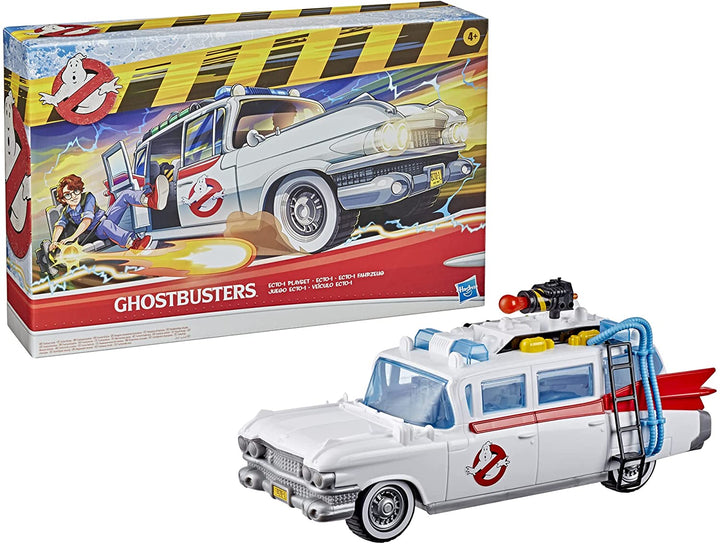 Ghostbusters Movie Ecto-1 Spielset mit Zubehör für Kinder ab 4 Jahren für Kinder, Sammler und Fans, E9563