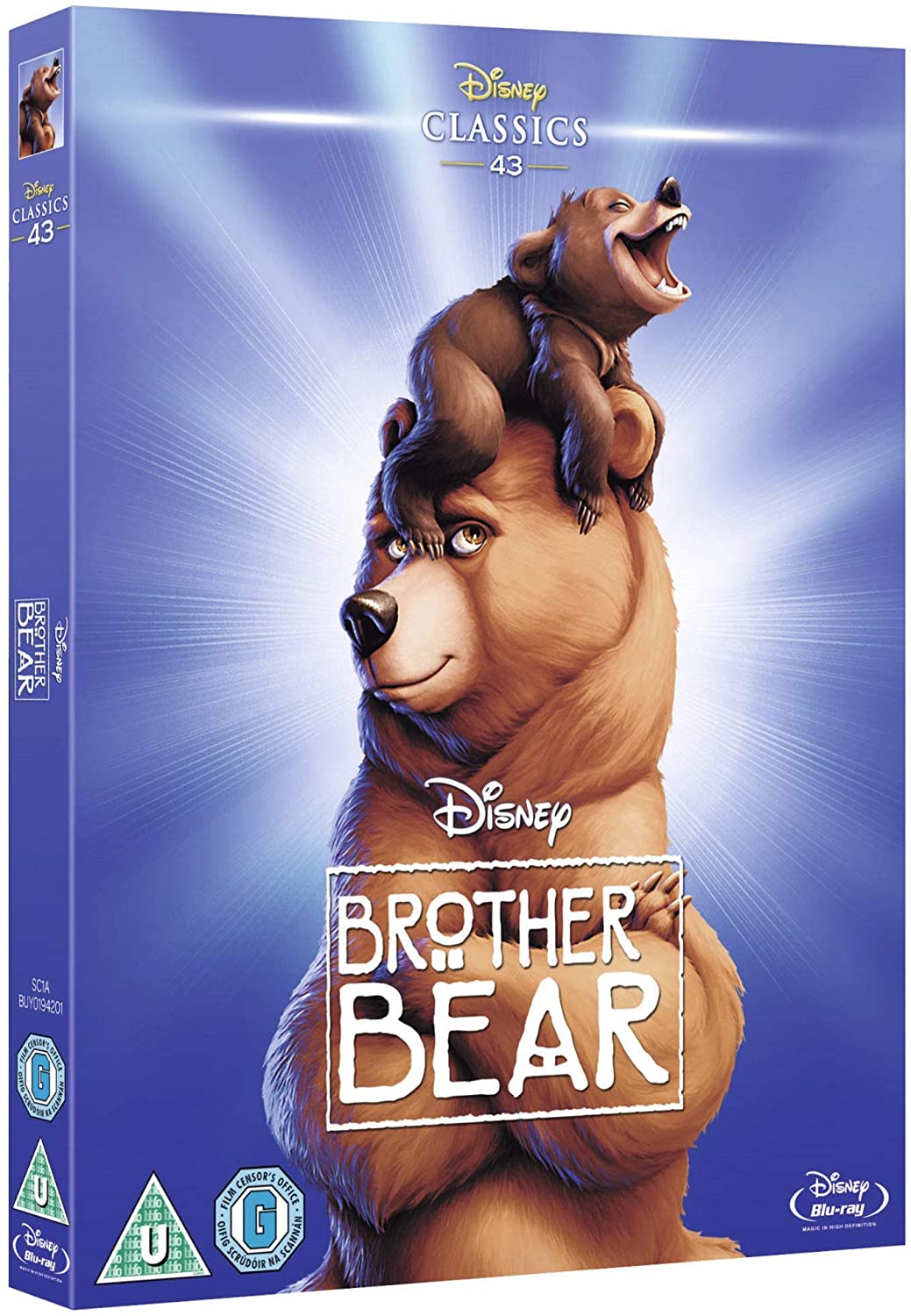 Brother Bear [2003] [Region Free] – Familie/Abenteuer [DVD]