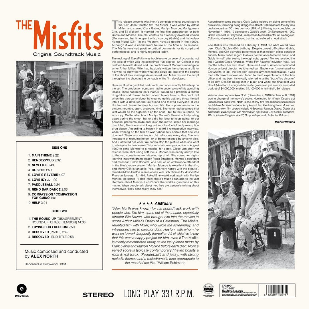 Alex North - The Misfits (Original Soundtrack) [Vinyl]