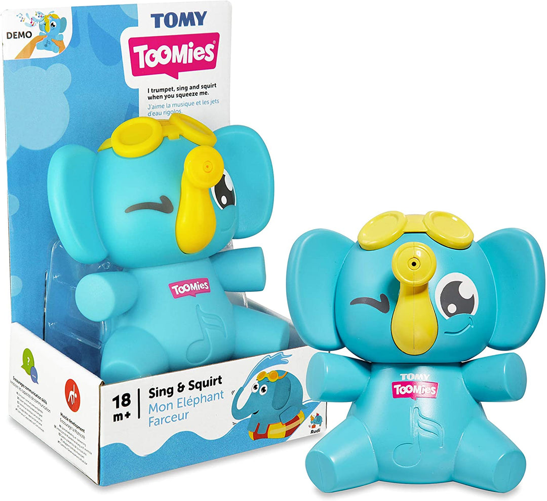 Tomy Toomies E72815C Canta e spruzza l'elefante Farceur