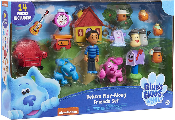 JP Blues Clues & You BLU10000 Blue's Clues & You Deluxe Play-Along Figure Set