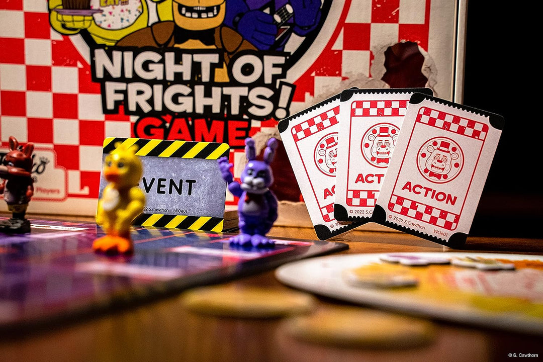 Funko Games: Five Nights at Freddy's - Night of Frights! | Survival Strategy Board Game Including 4 Orignal FNAF Characters